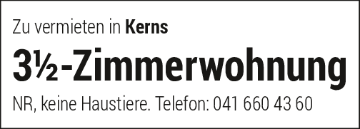 3.5 Zi-Wohnung, Kerns