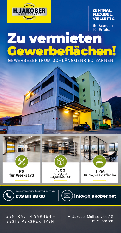 Gewerbeflächen Schlänggenried, Sarnen