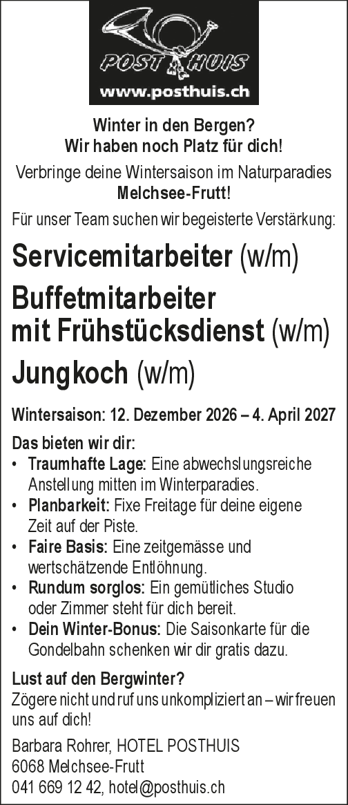 Div. Stellen Wintersaison