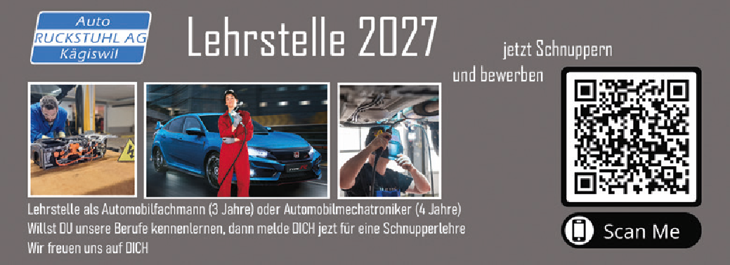 Lehrstelle - jetzt schnuppern