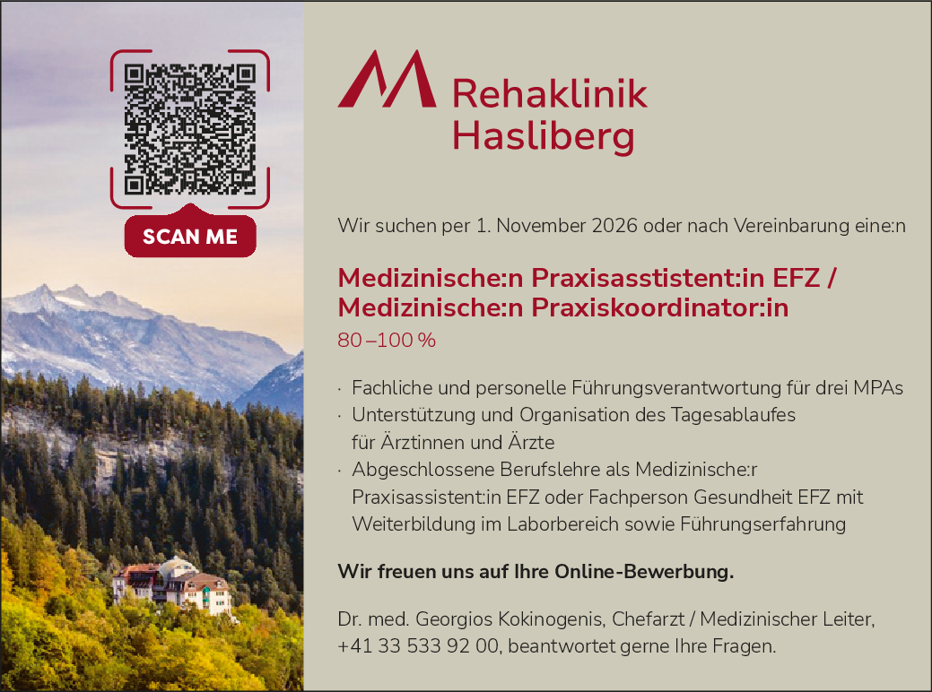 Med. Praxisassistent / -koordinator/in