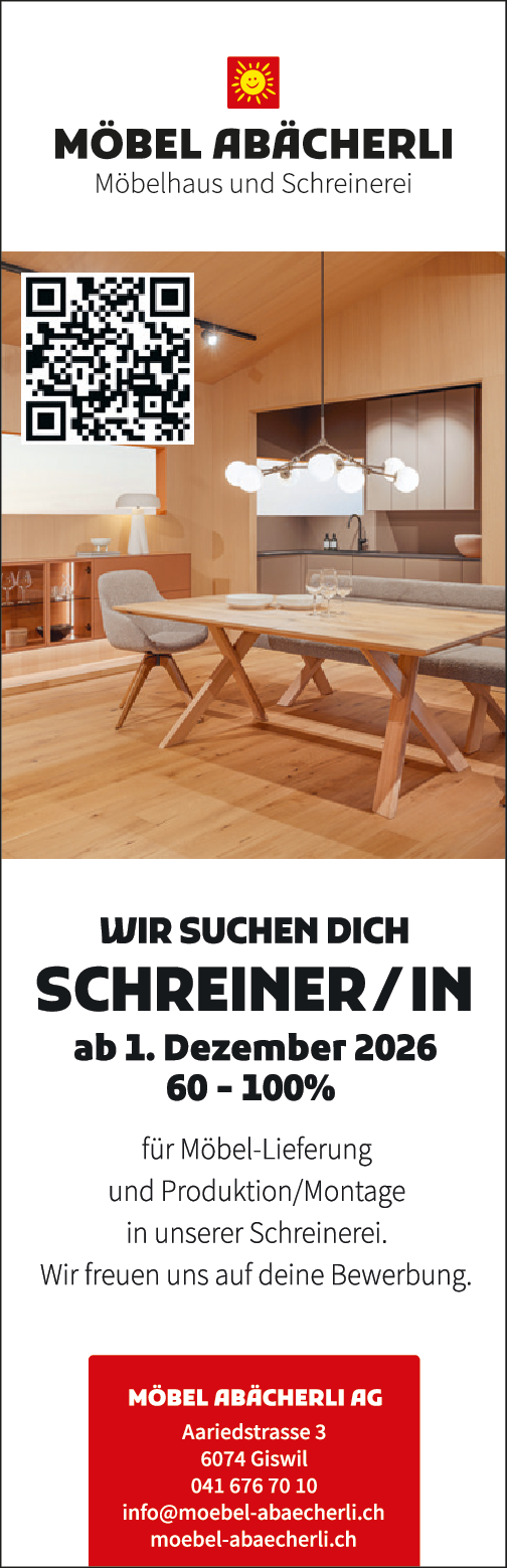 Schreiner/in