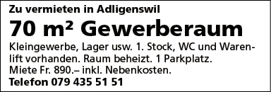 Gewerberaum, Adligenswil