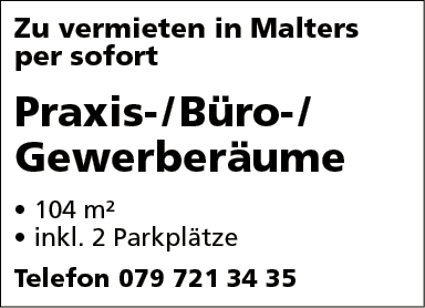 Praxis- / Büro- / Gewerberäume, Malters