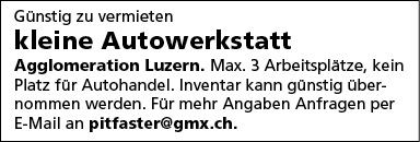 Autowerkstatt Aglomeration Luzern