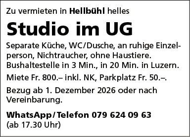 Studio, Hellbühl