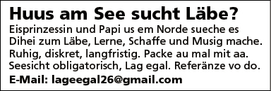Huus am See sucht Läbe