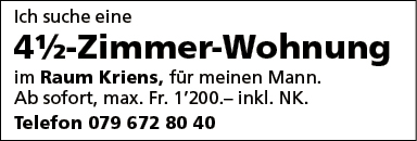 4.5 Zimmer Wohnung