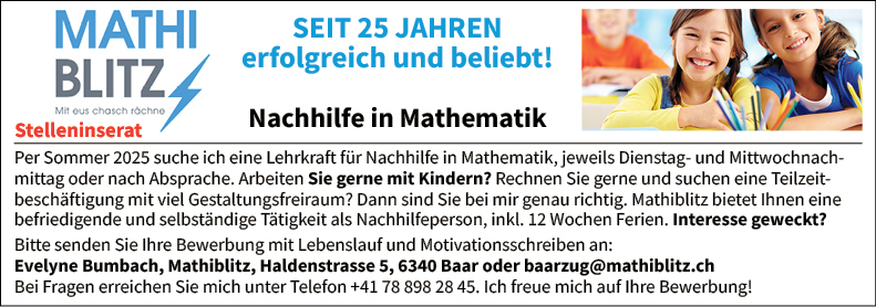 Lehrkraft für Nachhilfe in Mathematik