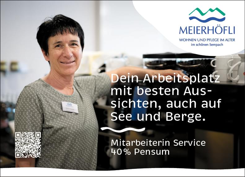 Mitarbeiterin Service 40%