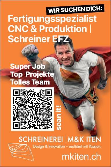 Fertigungsspezialist CNC / Schreiner EFZ