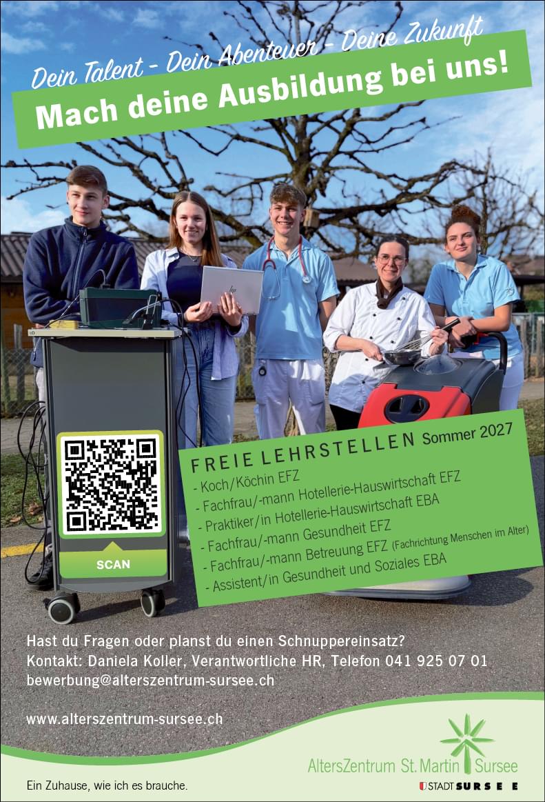 Offene Lehrstellen 2027