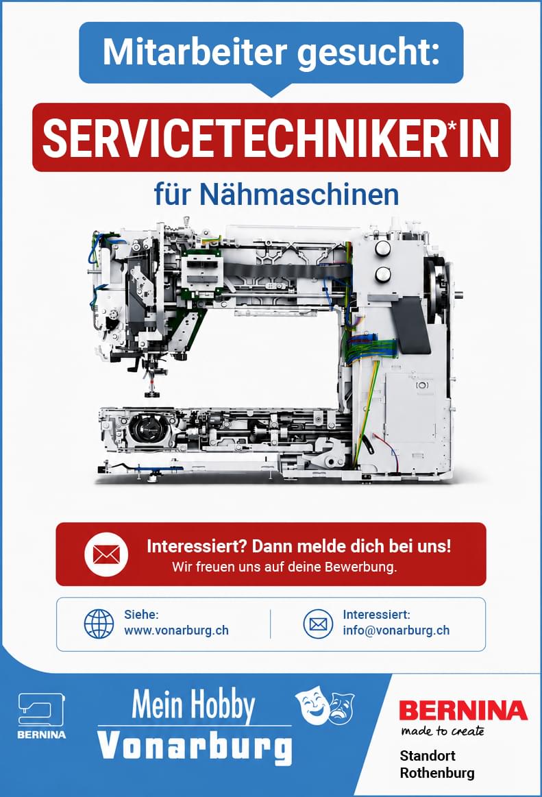 Servicetechniker:in Nähmaschinen