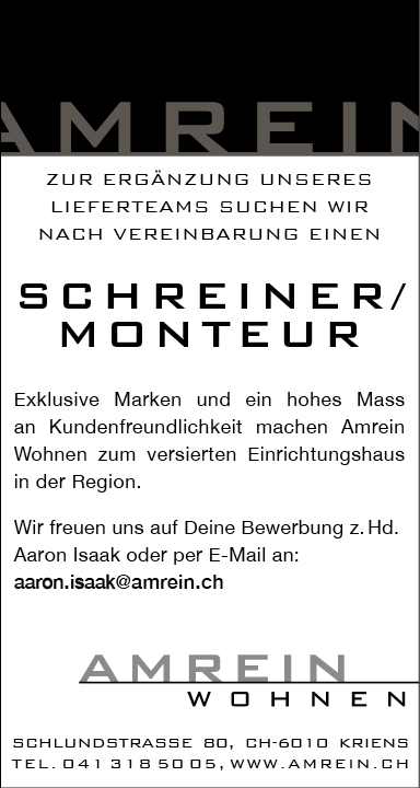Schreiner/Monteur