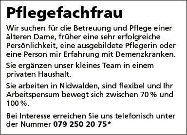 Pflegefachfrau