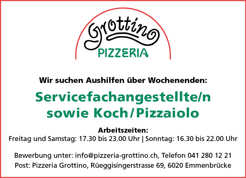 Servicefachangestellte/r / Koch/Pizzaiolo