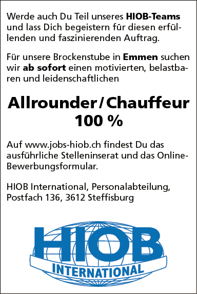 Allrounder / Chauffeur 100%