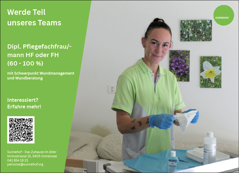 Dipl. Pflegefachfrau/mann HF oder FH