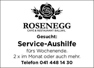 Service-Aushilfe Wochenende