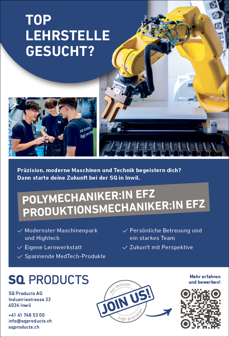 Lehrstelle Prod.- Polymechaniker/in