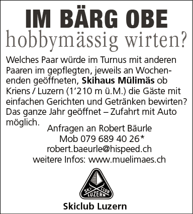 Hobbymässig wirten