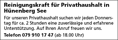 Reinigungskraft
