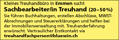 Fachperson Treuhand