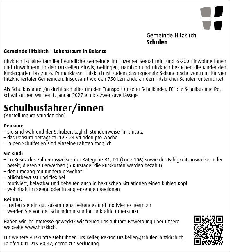 Schulbusfahrer/in