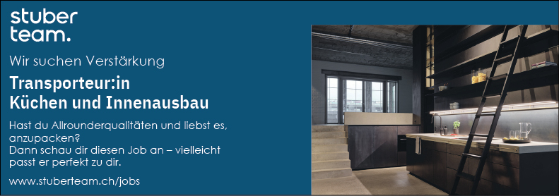 Transporteur/in Küchen und Innenausbau