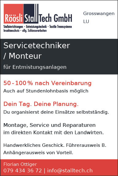 Servicetechniker / Monteur