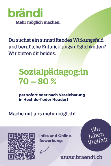 Sozialpädagog/in 70-80%