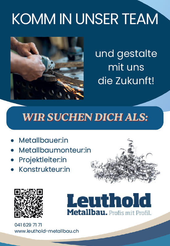 Offene Stellen, Leuthold Metallbau AG