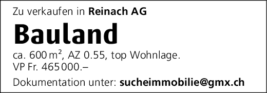 Bauland, Reinach