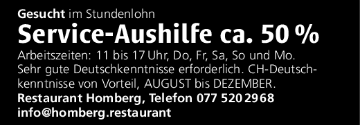 Serviceaushilfe