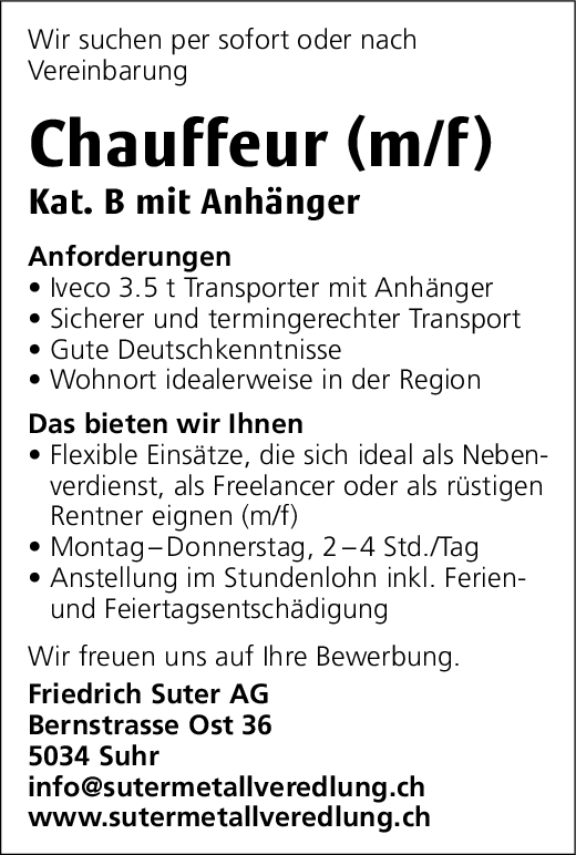 Chauffeur